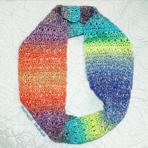 Desert Rainbows - Infinity Cowl - PDF Download Only