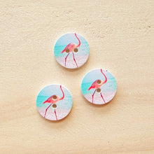 Load image into Gallery viewer, Buttons - Flamingos &amp; Friends
