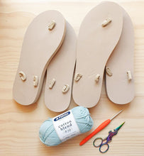 Load image into Gallery viewer, Flip Flop (Thongs) Craft Soles

