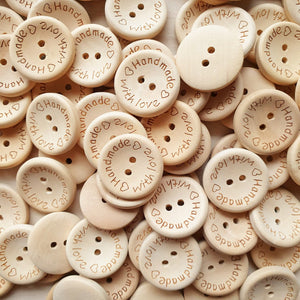 Buttons - Natural "Handmade"