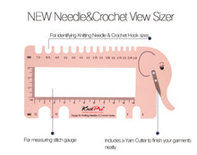 Load image into Gallery viewer, Knit Pro Elephant Gauge with Yarn Cutter
