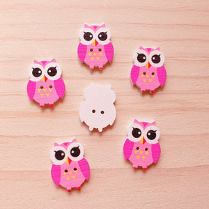 Buttons - Owls