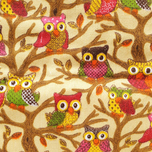 Crochet Hook Roll - Owls