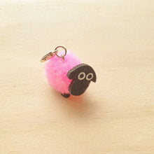 Load image into Gallery viewer, Stitch Markers - Mini PomPom Sheep
