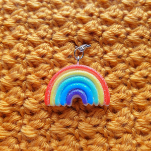 Stitch Markers - Rainbow Sparkle