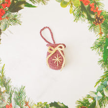 Load image into Gallery viewer, Christmas Crochet: Santa&#39;s Sack Ornament - PDF Download Only

