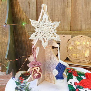 Christmas Crochet: Snowflake Ornament - PDF Download Only